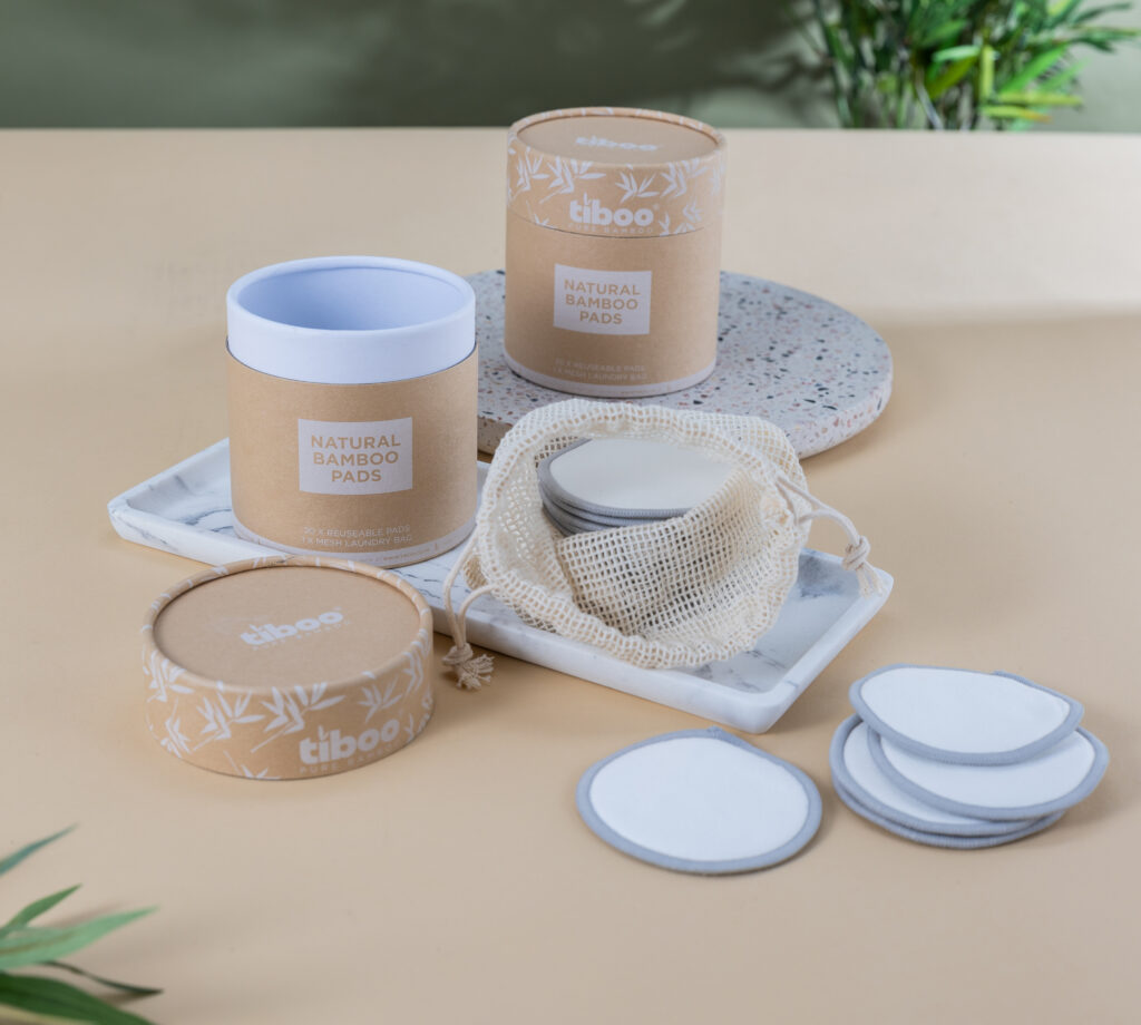 Bamboo Makeup Remover Pads X 20 With Mesh Laundry Bag