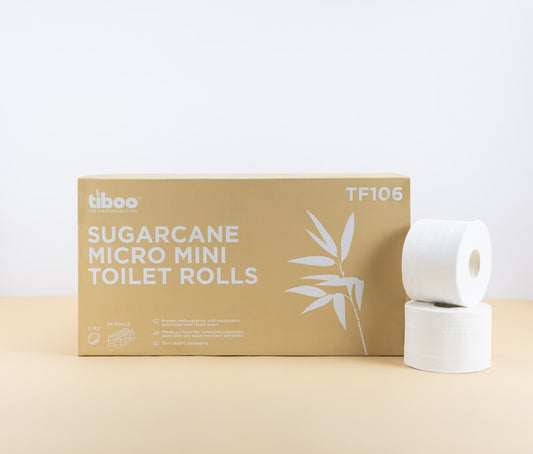 Sugarcane Micro Jumbo Toilet Rolls