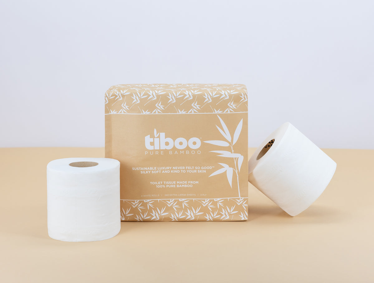 Premium 3ply Bamboo Toilet Paper - Double Length Rolls
