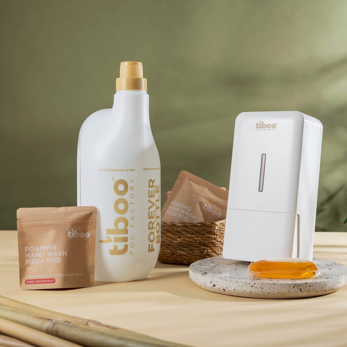 Super Sustainable High Capacity Foaming Soap Starter Pack