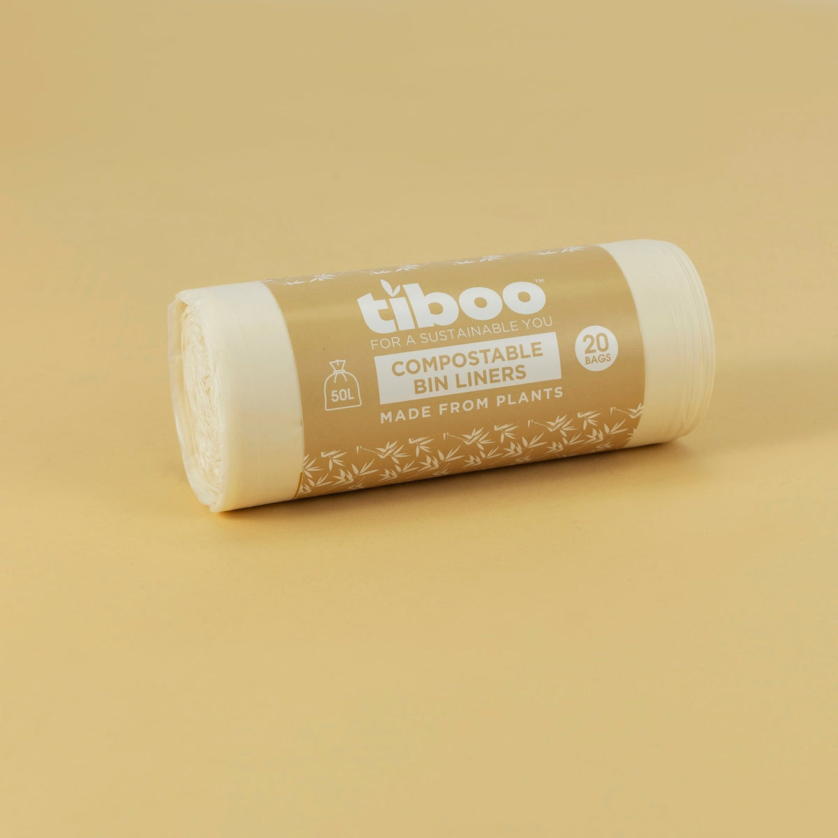 Compostable Bin Liners 50 Ltr 20x20