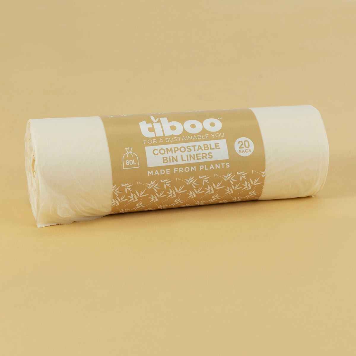 Compostable Bin Liners 80 Ltr 20x20